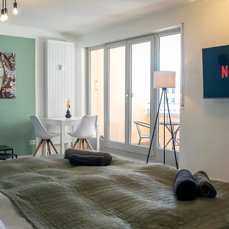 Shanti - Studio, Südvorstadt, Balkon, Tv Apartamento